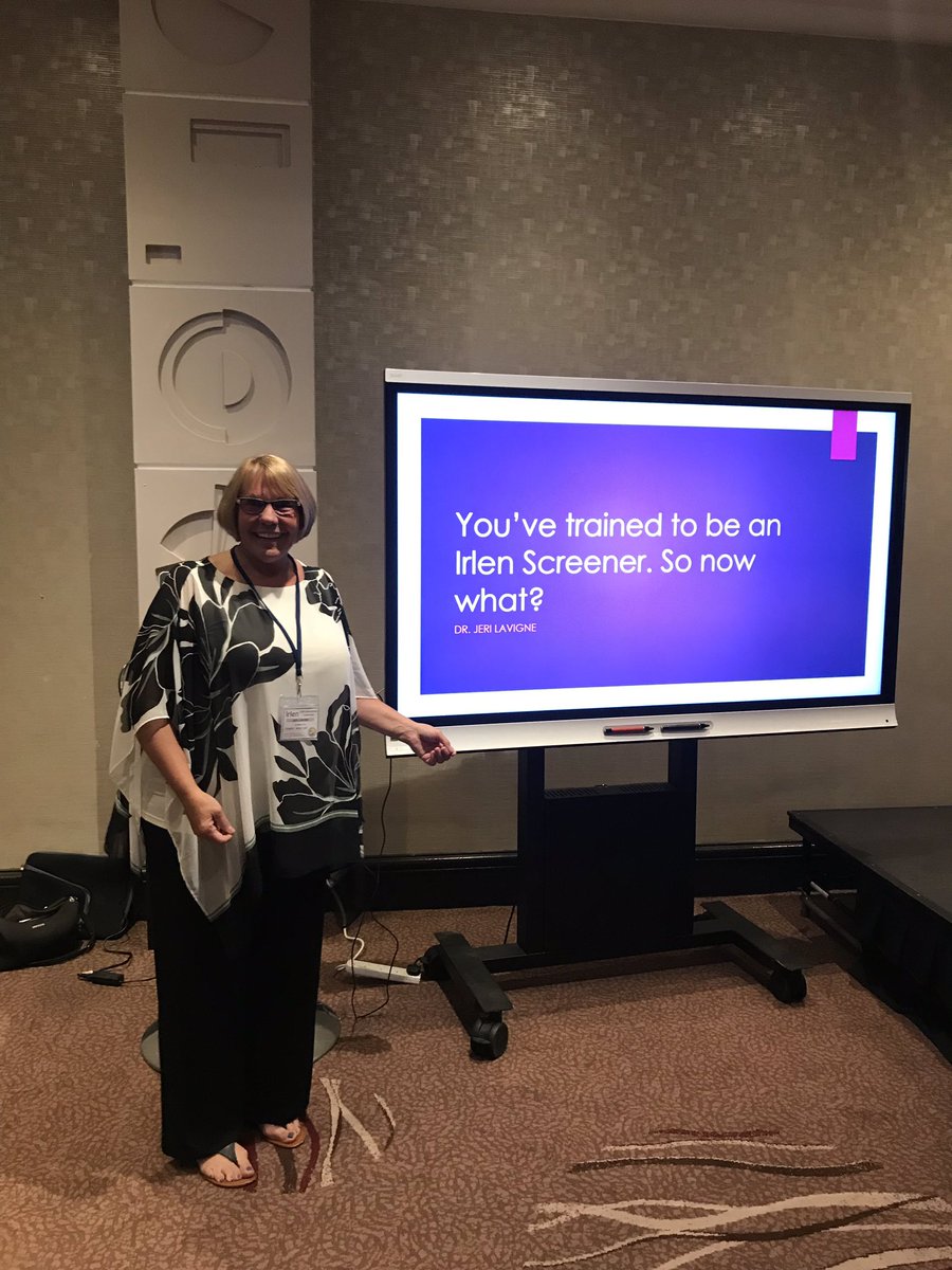 DAISyCentre's tweet photo. Day 2, Dr Jeri LaVigne #irlenmanchester2019 https://t.co/u1vtGWFxaE