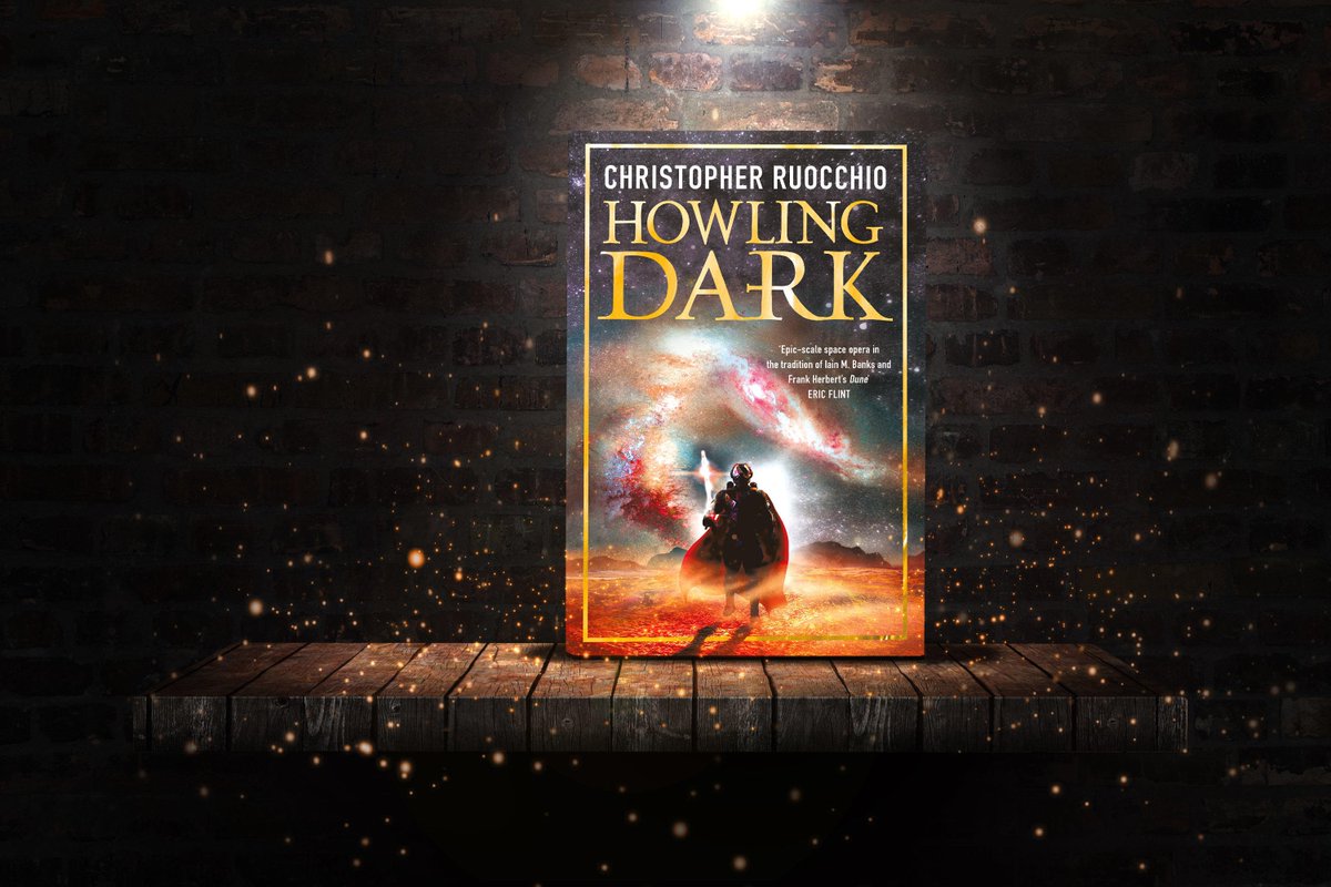 gollancz's tweet photo. Happy publication day to @TheRuocchio's #HowlingDark! Return to the galaxy-spanning Sun Eater series for a brand new adventure. Merging the best of space opera and epic fantasy, join Hadrian Marlowe as he continues down a path that can only end in fire. https://t.co/X10hkZlue5 https://t.co/MrBW0apaSp