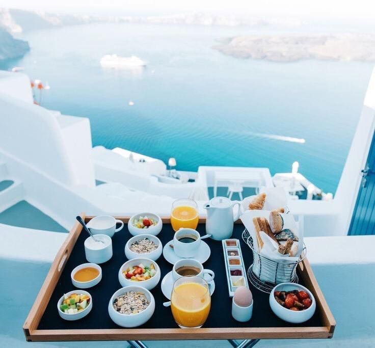 Breakfast in Santorini 🇬🇷
#travel #photography #nature #travelphotography #love #photooftheday #instagood #travelgram #picoftheday #wanderlust #travelblogger #trip  #traveling #vacation #travelling #food #wayrtoo