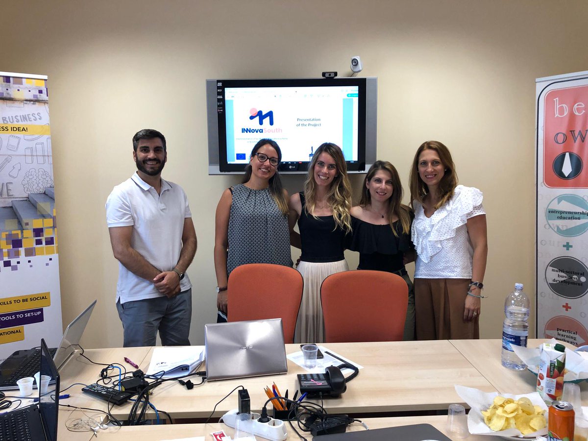 ied_europe's tweet photo. An exceptional project for us, INNovaSouth, has started in Catania of Italy, hosted by the project coordinator @JOConsulting_eu
Allow Greek and Italian #SMEs to increase employee's motivation and productivity! 🙌
Find out more: https://t.co/oMdi6FVtCe
#H2020 #dggrowth #EASME https://t.co/nFGsE4kOeg