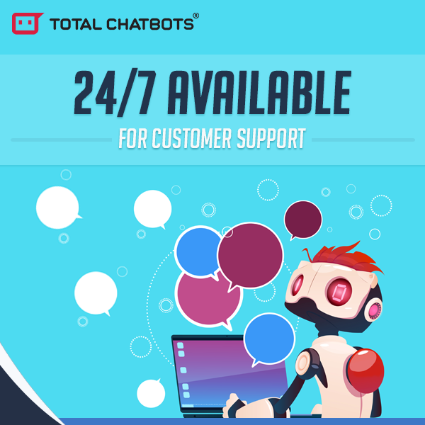konversable's tweet photo. What are your working hours? Are you able to provide #customersupport throughout the day?
Our #AI #Chatbots can assist your customers with 24/7 easily. Request a demo for #TotalChatbots today! https://t.co/lHzC9fpPtb