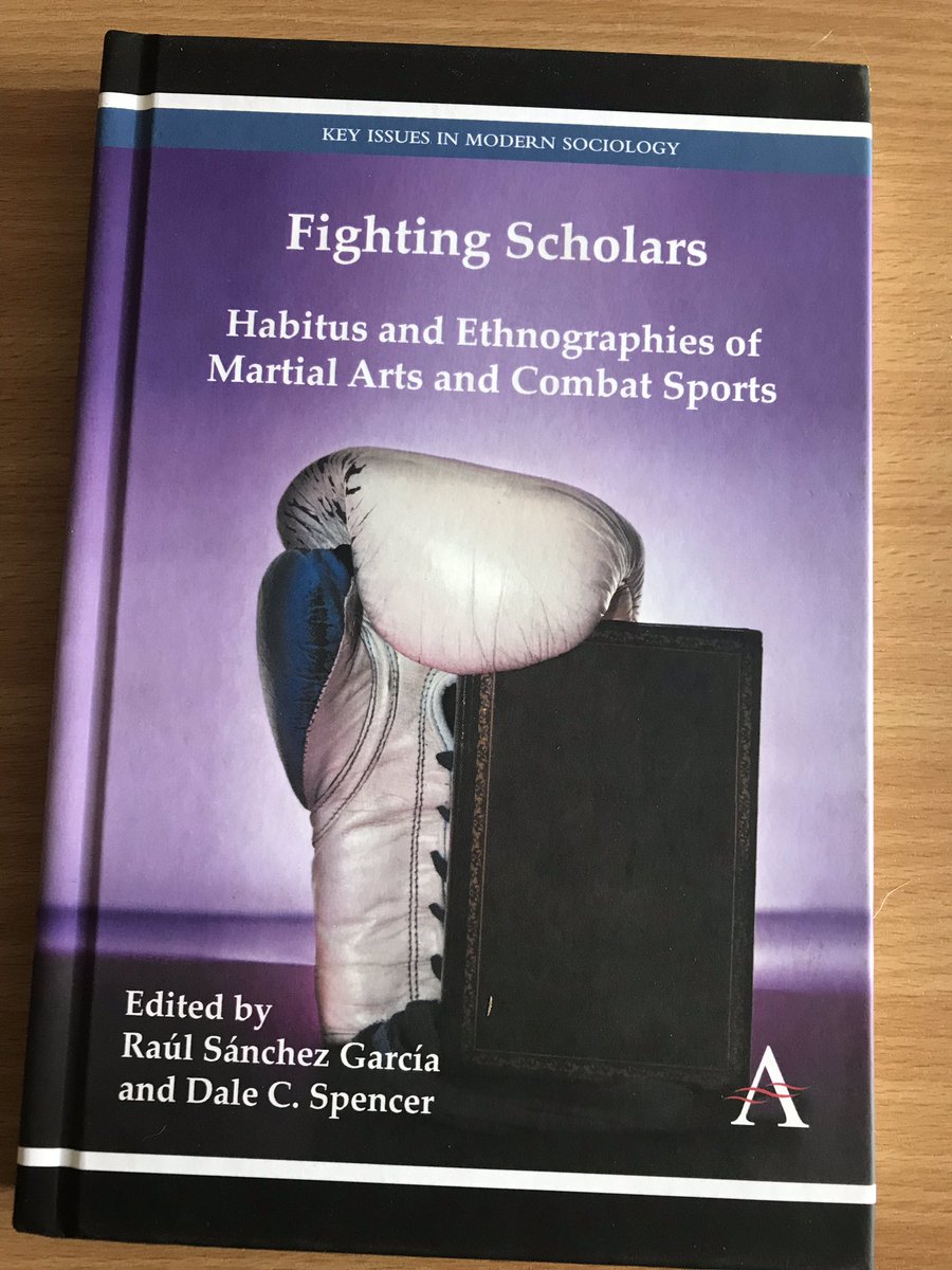It’s arrived! Can’t wait to get into this  #FightingScholars #phdchat #sociologyofsport #martialarts #academiclife