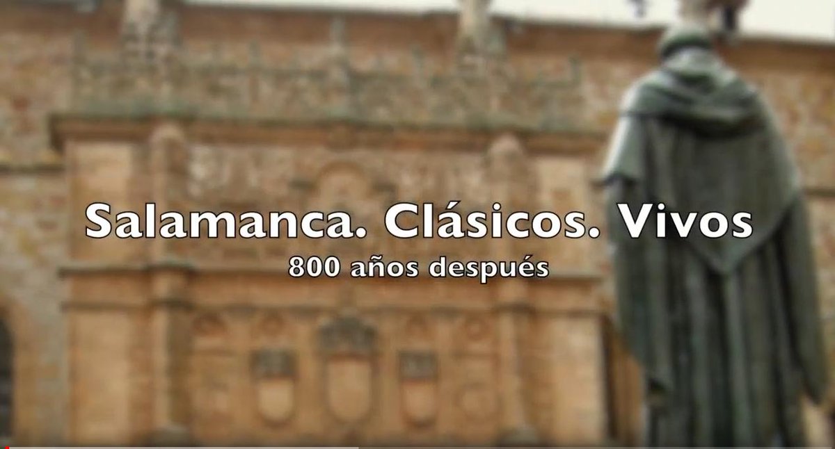 📹 Vídeo de estudiantes de grado, máster y doctorado de #Filología Clásica de la <a href="/usal/">Universidad de Salamanca</a>, en colaboración con profesores y otros alumnos, para conmemorar los 800 años del estudio. El Palacio de Anaya les sirve de plató
#Salamanca #ClásicosVivos #800años
🔗 youtube.com/watch?v=nJKkCI…
