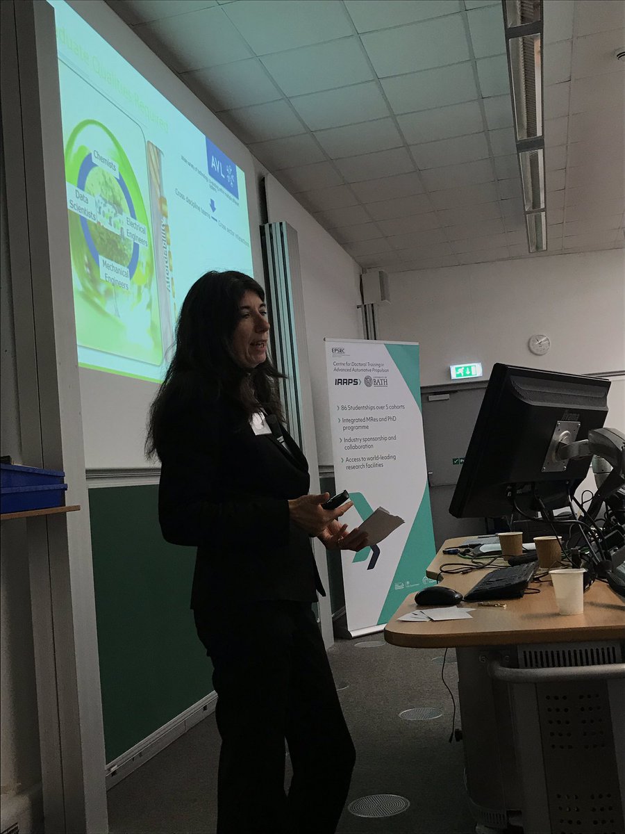 AapsCdt's tweet photo. Bernadette Longridge from @AVL_List one of our industry partners is now telling the audience what sort of graduates they would be looking for #aapscdt #launchevent #phdtraining https://t.co/SwkCs3lk6G