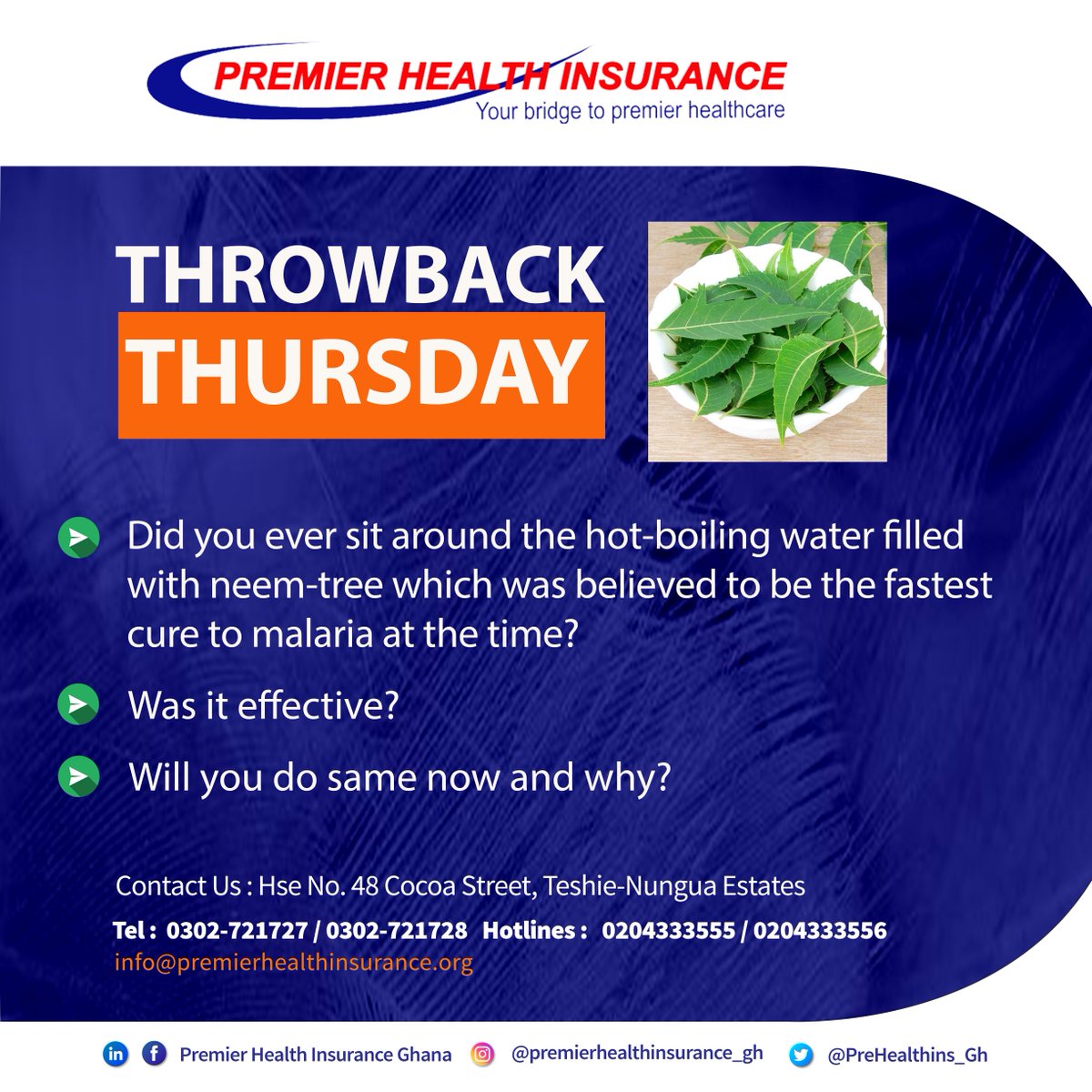 PreHealthIns_GH's tweet image. #CommentLikeShare
#Tbt
#Premierthrowback
#PremierHealthInsurance
#ThrowbackThursday