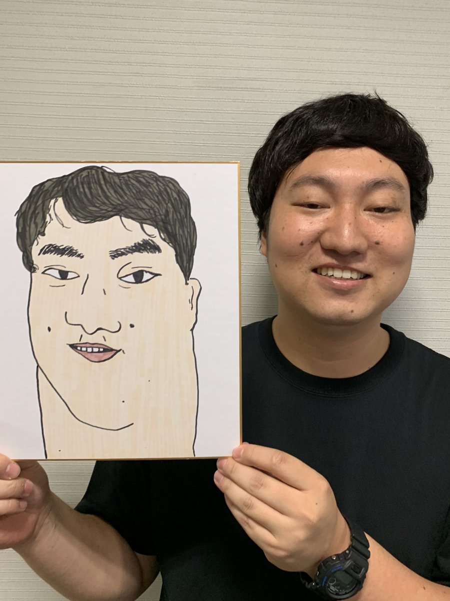 さえない似顔絵5】 ロングコートダディ兎さん