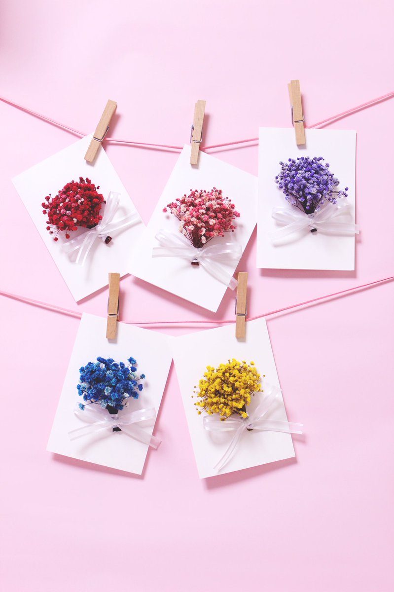 [RT감사합니다💗]
리뉴얼되어 돌아온 색안개꽃 카드입니다🤩
떨어짐이 심한 드라이플라워의 단점을 보완하기 위해 프리저브드 플라워로 제작하였답니다👏🏻👏🏻👏🏻
떨어짐이 거의 없고, 촉촉하게, 마치 생화같은 느낌의 안개꽃 카드를 받아보실 수 있어요💕