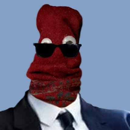 Sockenpuppen in Black. Eleganz lässt sich halt nicht verleugnen!