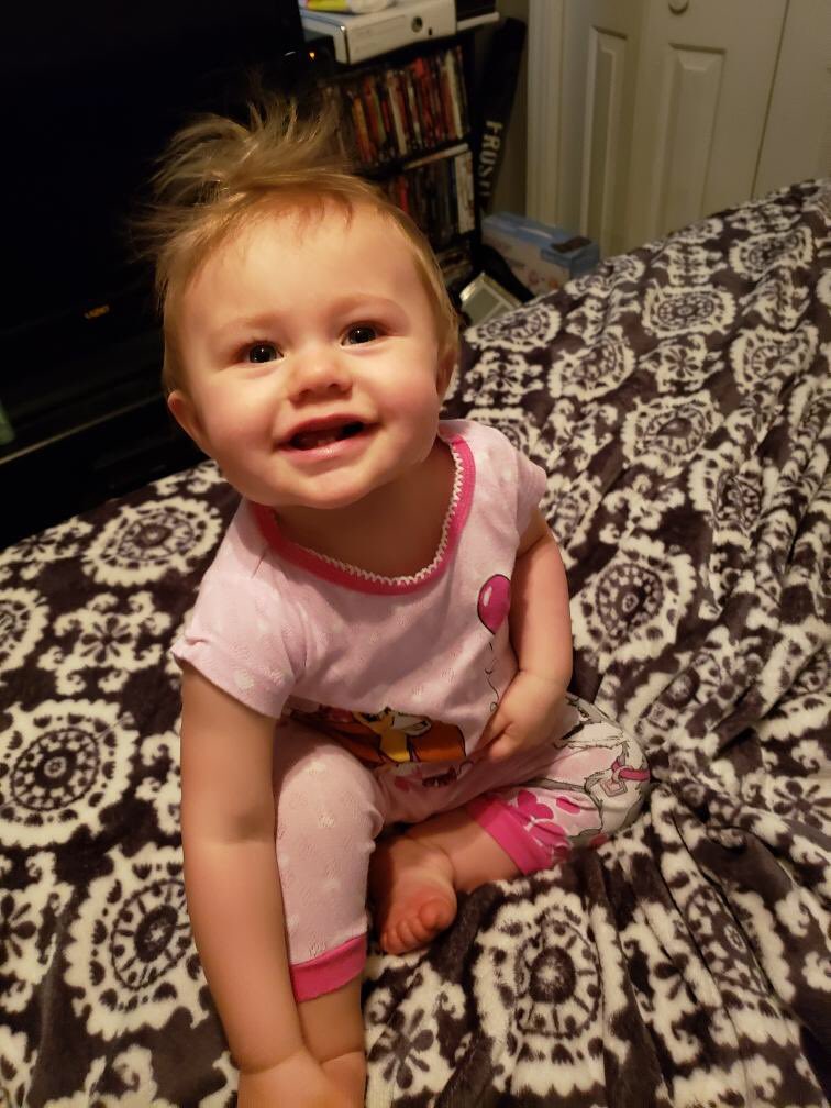 This little angel is 11 months today ❤️❤️❤️❤️❤️my heart