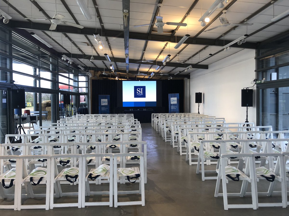 ✅Todo listo para el #XLIERCeATS en <a href="/SanIsidroGob/">San Isidro</a> 

#CeATSEnRed2019