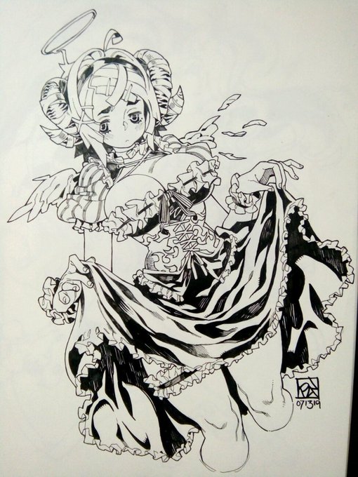 I haven't drawn B&amp;W for a while ... 