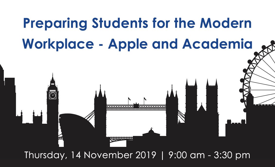 Discover the many ways in which Apple technology is helping all learners in schools. This is a FREE event at Apple's Executive Briefing Centre in London on Thurs 14 Nov 19. Register now - tiny.cc/tglw9y

#AppleEDUchat #AppleEdu #edutech @mrpielee @tomagreenEDU <a href="/Krowdrah/">Paul Hutton</a>