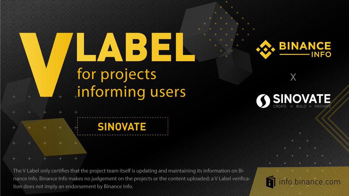 SinovateChain's tweet photo. .@SinovateChain has officially joined @Binance_Info 's transparency initiative. By sharing project-related information such as news and progress reports on Binance Info, $SIN is contributing to keeping the community informed. 
https://t.co/p58gkG5ZWW https://t.co/XFHG0OG2At