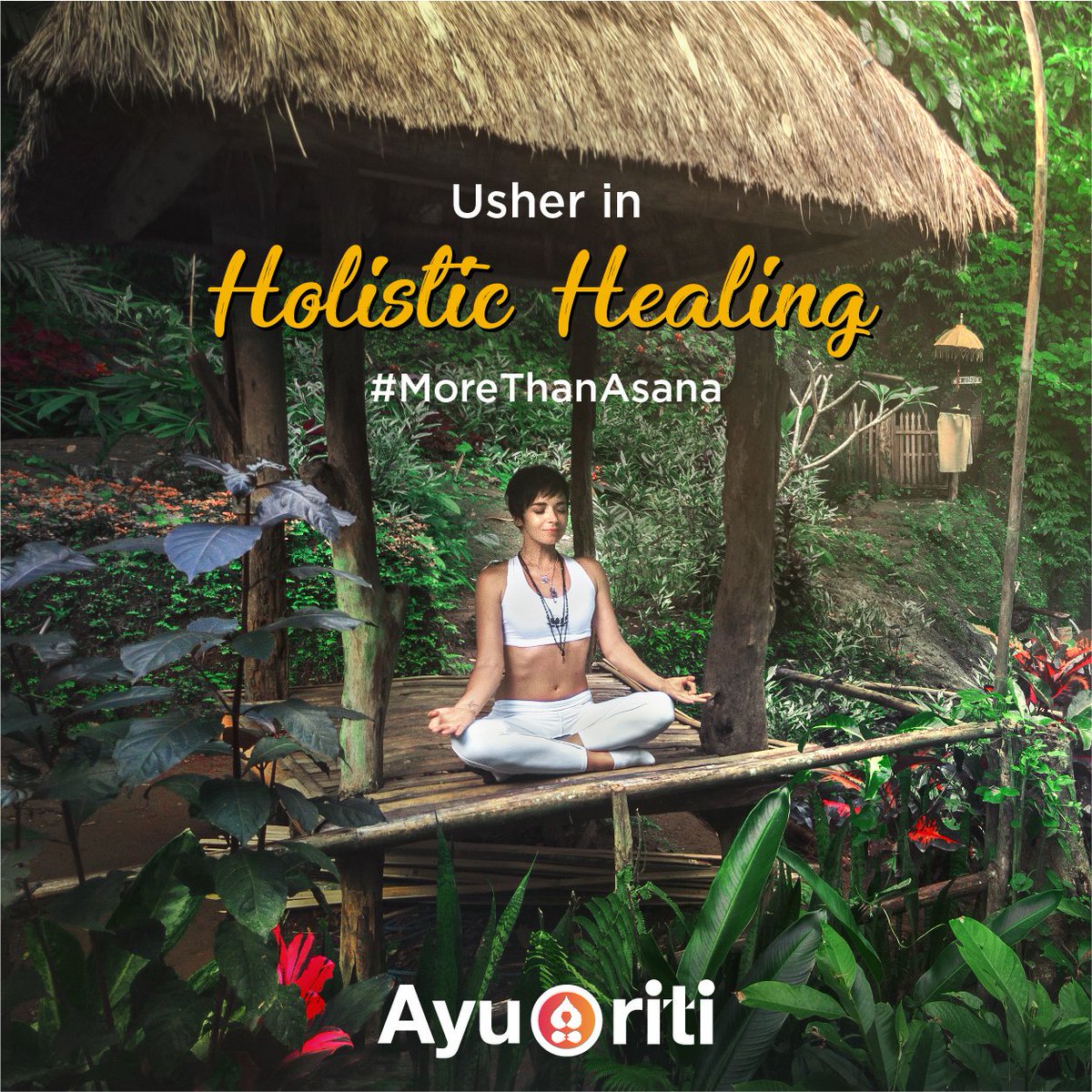 Practice that disciplines the body and the mind- Yoga aided with Ayurveda can help in holistic healing of physical and mental ailments. To know more, download the Ayuriti App now bit.ly/Ayuriti_G #MoreThanAsana