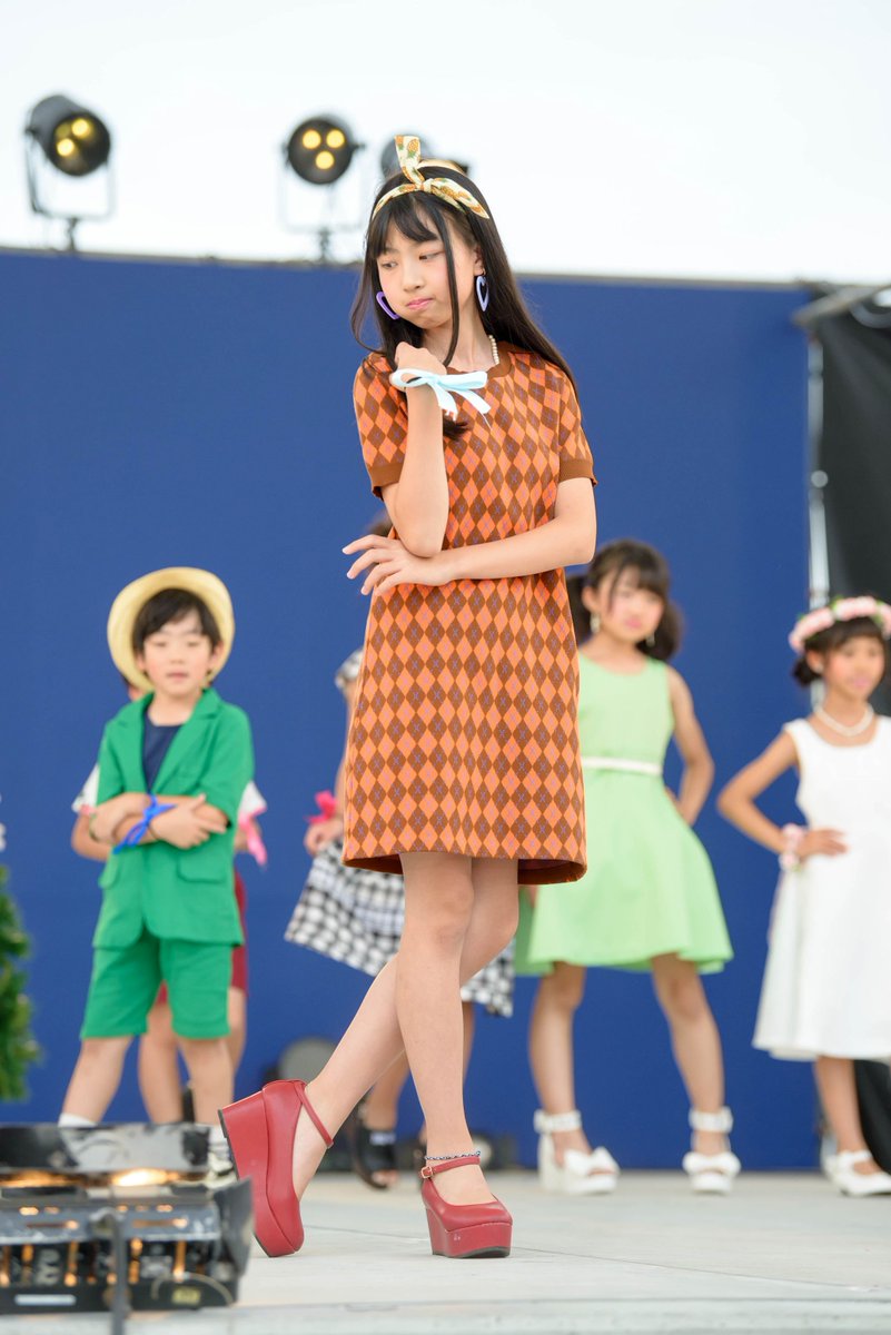 genpei761's tweet image. 2019.7.14 神戸みなとまつり
明空 さん　笑顔抑えてクールな明空さんでした😀
@miku__2008
#japancollection
#みなとまつり
#キッズモデル
