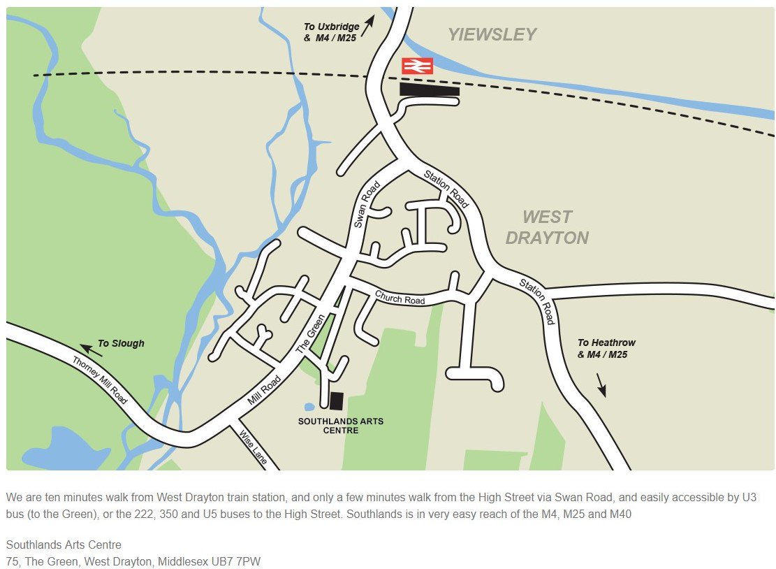 We’d prefer if you walked to SouthlandsLIVE this Saturday. But we know that it’s not always possible. There is a very limited amount of parking, this will be ‘first come, first served’. However, public transport serves us well: mainline trains to WD and the U3 bus stops outside.