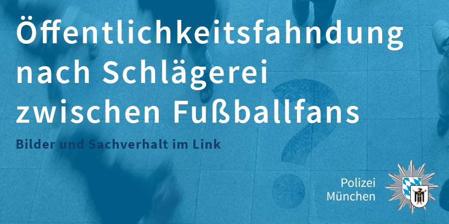 PolizeiMuenchen's tweet photo. Bitte RT: Wir brauchen Eure Mithilfe nach einer Schlägerei zw. ~100 Personen vor dem Fußballspiel #FcbVfl am 09.03.19 in der Schillerstr.

Wer kennt die Tatverdächtigen auf den Fotos im Link? Hinweise bitte tel. an 089/2910-0. Keine Hinweise über Twitter!
https://t.co/Et1YENIpHJ https://t.co/hCdhDfYgwN