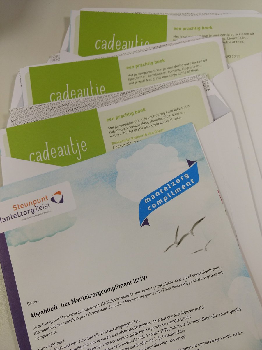 MantelzorgZeist's tweet photo. Vandaag hebben we het 1000ste #mantelzorgcompliment verzonden! Een Mantelzorgcompliment aanvragen kan op https://t.co/3z04S4WBSf https://t.co/SS5n1Tl9ct