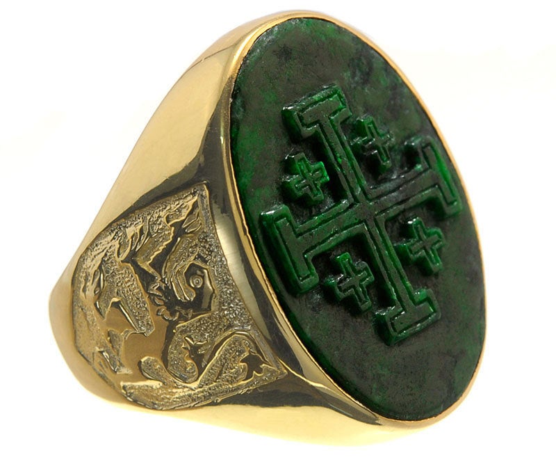Regnas's tweet photo. Excited to share the latest addition to my #etsy shop: Jade Ring Large Genuine Gemstone Hand Carved Jerusalem Cross Gold Plated Sterling Silver 925 https://t.co/wH4ByPE6fX #jewelry #ring #green #gold #jade #oval #stone #jadealbite #silver https://t.co/qKFhX6yIqU