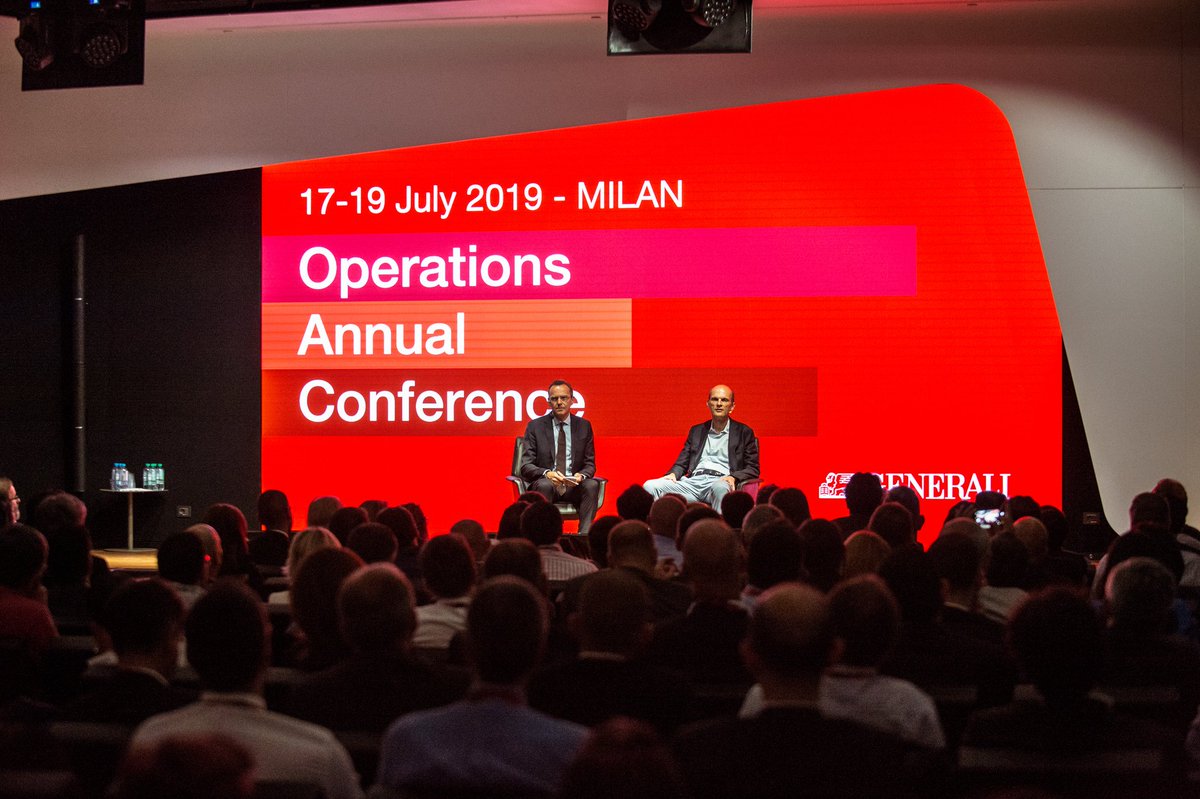 GENERALI's tweet photo. Our annual #OpsConference is taking place in Generali Tower. The contribution of Operations is fundamental to successfully deliver #Generali2021 strategy and to become #LifeTimePartner to our customers. https://t.co/Rw30A6IOmb