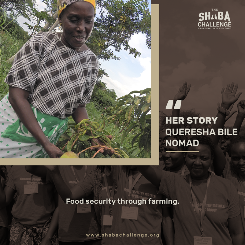 ActionAid_Kenya's tweet photo. Isiolo County faces recurrent drought which leads to food insecurity. We educate them how to grow drought resistant crops. Queresha Bile is one of the beneficiaries. Support this project by being part of the Shaba Challenge.
To purchase a ticket visit: https://t.co/NVCND8OPal https://t.co/Bf2XLIPHMb