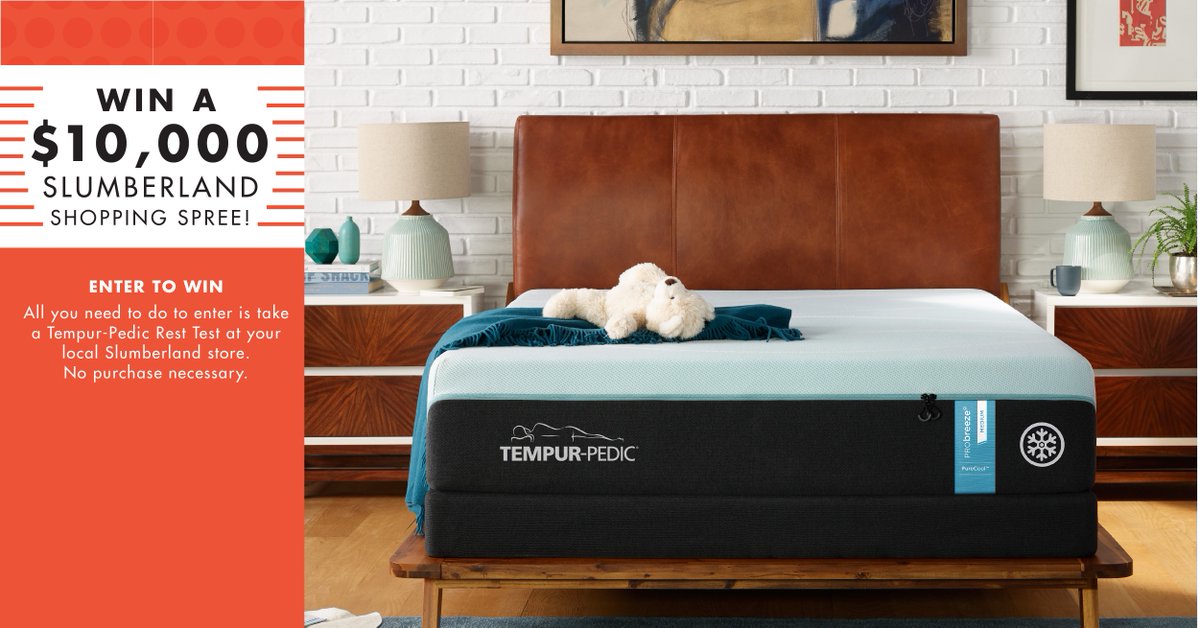 Have you taken the Tempur rest test, yet?  It's the perfect time to upgrade your sleep and be entered for a chance to win $10,000 in free furniture! Find a location near you: ow.ly/TW3350uXBl1