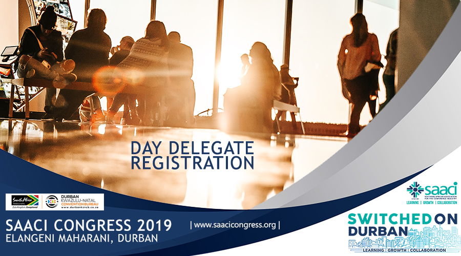 SAACIofficial's tweet photo. DAY DELEGATE REGISTRATION OPPORTUNITY: SAACI Congress 2019, 28-30 July, Durban

Member: R2500.00 per day | Non-Members: R2700.00 per day. Please go here to register for members (https://t.co/pUwP0IRqjK) and non-members (https://t.co/sGwTEHBGcc)

#saaci #eventprofs #meetingprofs https://t.co/Dk1v5csfvX