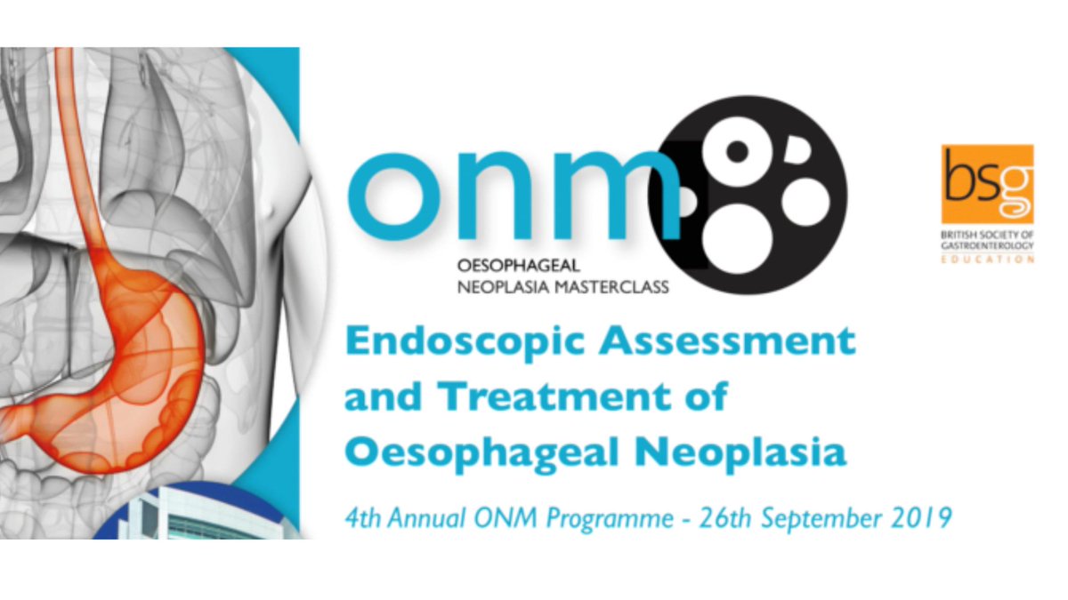 BritSocGastro's tweet photo. Be sure to register for the upcoming Oesophageal Neoplasia Masterclass, if you haven’t done so already. It will be delivered by world-renowned experts exploring the early diagnosis + endoscopic treatment of patients with oesophageal neoplasia.
https://t.co/8ch2UVHOUy #Endorsed https://t.co/JzmUzcr1iA