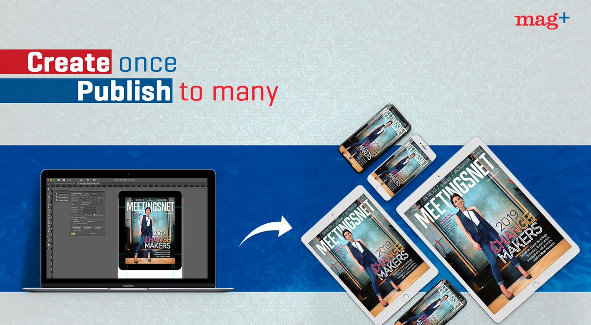 magplus's tweet photo. Creating an app from scratch for every other device means extra costs. But, with intuitive mag+ tools, that’s all done for you. Download mag+ tools for free today! https://t.co/YSf2FFNhiy
#magplus #digital #publishing #content #designinspiration #graphicdesign https://t.co/6JCVEruXXL