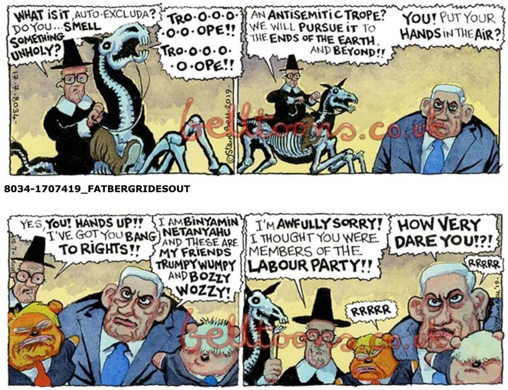 Anothergreen's tweet photo. . @guardian have banned this cartoon from Steve Bell! Please share! https://t.co/eNKNhQhswN
