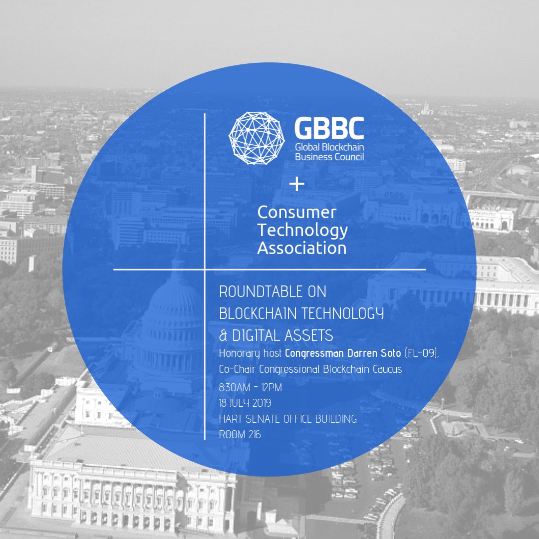 GBBC_io's tweet photo. First-of-its-kind roundtable in #US Senate w/government officials from federal, state, and local level, industry leaders & legal experts on the state of #blockchain tech & digital asset industry is about to start!
Thank you to our honorary host @DarrenSoto & cohost @CTATech https://t.co/gz1usQGtd3