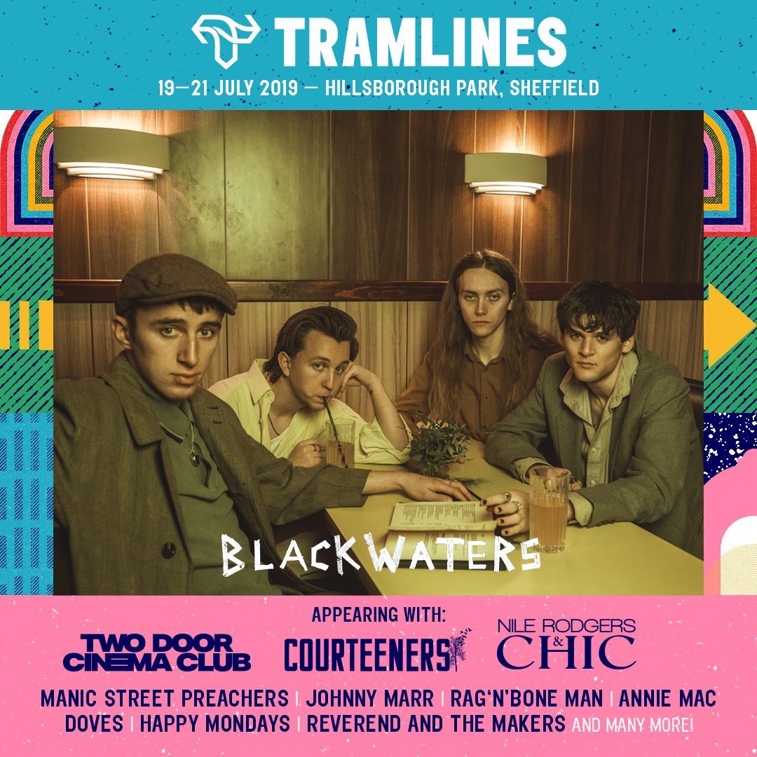 Sunday, 5:45pm, Library Stage. Let’s have a party Sheffield 🎉. <a href="/tramlines/">Tramlines Festival</a>