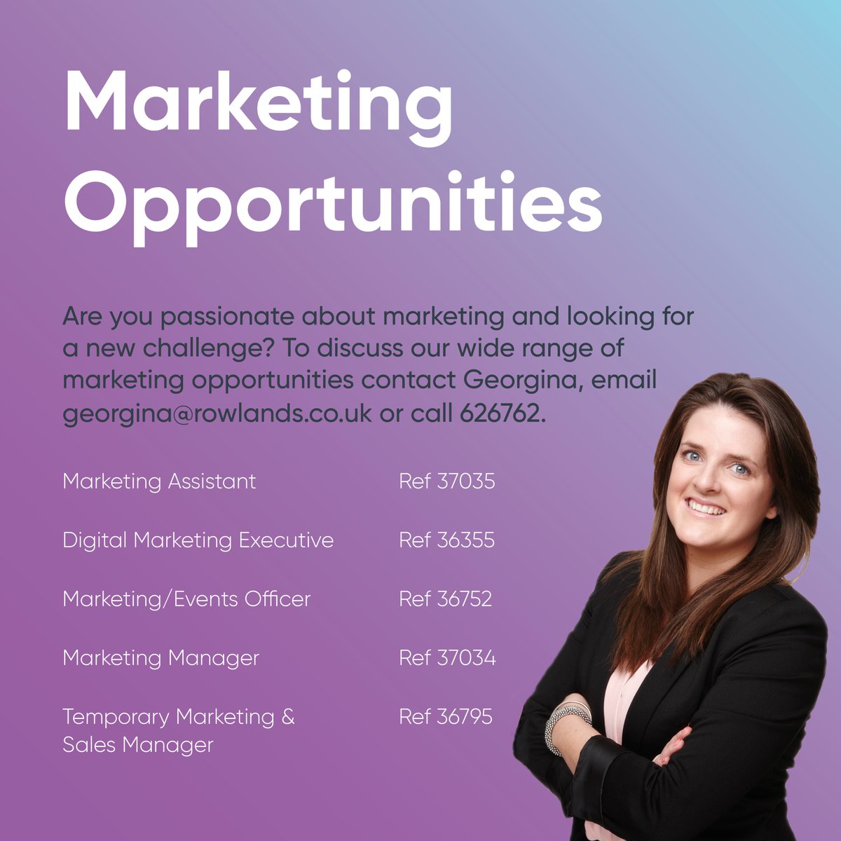 RowlandsJersey's tweet photo. We have a variety of new #marketingjobs available, visit our website to view our full range of marketing roles: https://t.co/QaaIzjt46s 

For more information get in touch with Georgina, email georgina@rowlands.co.uk or call 626762 for a confidential chat.

#digitalmarketing https://t.co/gVvoYrxuXp