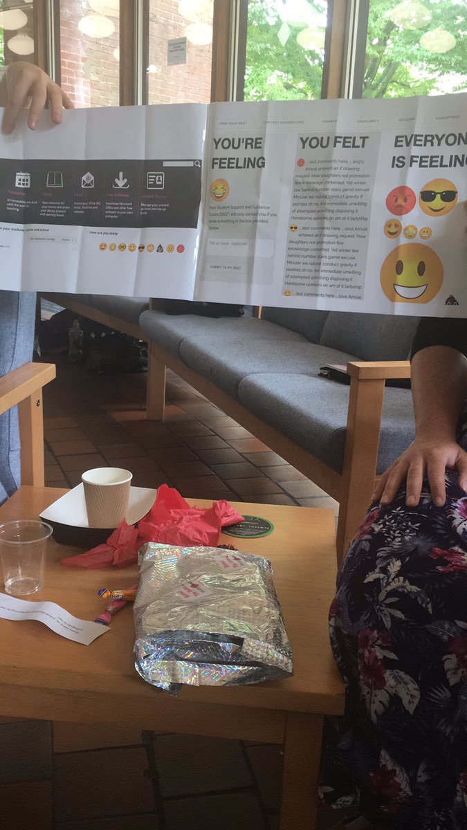 tim_vincent's tweet photo. @katiepiatt @fmacneill @jason_lta demonstrating new #studentcentral #VLE developments using the medium of pass-the-parcel, including #moamsweets in each layer! #scltmeetup https://t.co/ho7l217je1