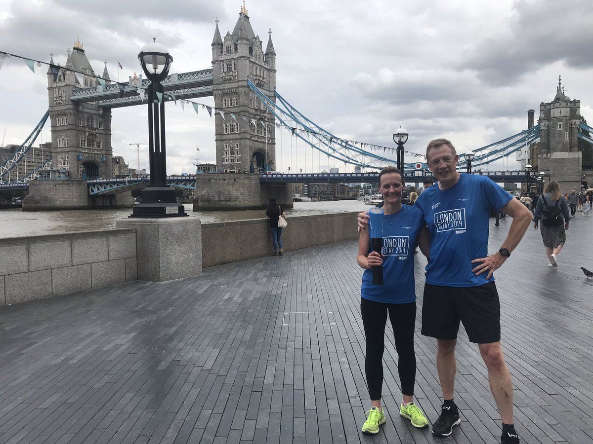 TomKerry1971's tweet photo. Top way to spend an hour carrying Sir David Batonborough around London #LondonRelay https://t.co/ANxUHMm0LK