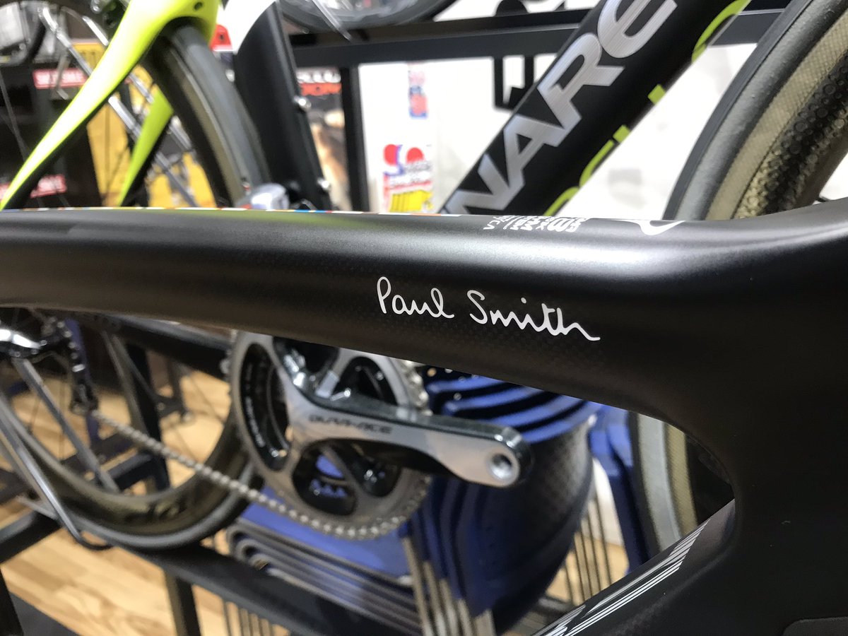 ワイズロード川崎店 در توییتر 世界100台限定の内の1台が川崎店に入荷してまいりました ピナレロとポールスミス の最後のコラボモデル サイズは50 定価170万円 販売価格は Ask お電話 ご来店お待ちしております 044 221 1533 Pinarello Dogma F8 Paulsmith