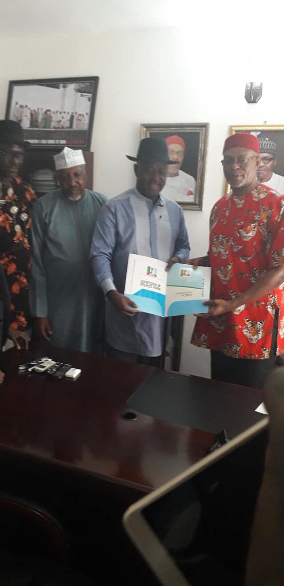 Sen. Heineken Lokpobiri PhD (@drlokpobiri) on Twitter photo Today, I was at the <a href="/OfficialAPCNg/">APC Nigeria</a> Secretariat to pick my Expression of Interest and Nomination Forms. We are resolute to rescue Bayelsa. The process has commenced officially.
Bayelsa can be great Today, I was at the <a href="/OfficialAPCNg/">APC Nigeria</a> Secretariat to pick my Expression of Interest and Nomination Forms. We are resolute to rescue Bayelsa. The process has commenced officially.
Bayelsa can be great