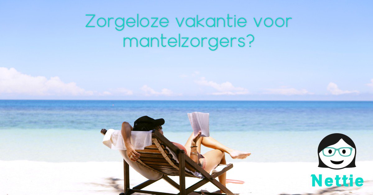 De zomervakantie: voor de 4,4 miljoen mantelzorgers in Nederland niet vanzelfsprekend een periode om tot rust te komen. Regelen van vervangende zorg is al een hele klus. Daarom introduceren wij de zorgeloze-vakantie-service. Benieuwd wat dat inhoudt? nettie.nu/zorgeloze-vaka…