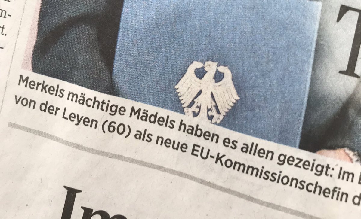 Stell dir vor du bist Mitte 50+, hast gerade wichtige politische Ämter besetzt und wirst trotzdem als "Mädel" bezeichnet, nur damit ein Redakteur seine lausige Alliteration durchdrücken kann.