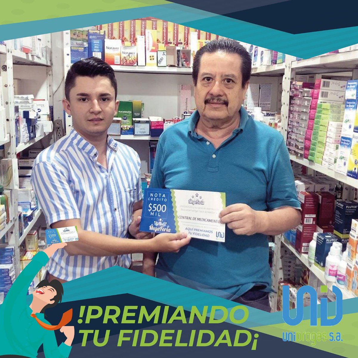 UnidrogasB's tweet photo. Más y más clientes satisfechos y felices con nuestros premios. https://t.co/300mNcWafQ