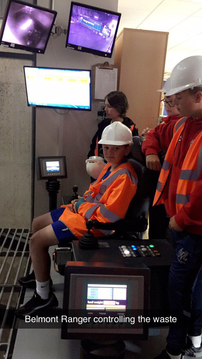 Belmont_School's tweet photo. Thanks @suezUK for showing us around the recycling plant today as part of our Eco project #projectweek19 #recycling https://t.co/ZT5ukhHRKr