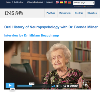 INSneuro's tweet photo. Dr. Brenda Milner's 101st birthday! 🌹
Listen to the Founder of #Neuropsychology #Neurosciences
Visit #INSVideoLibrary for the #INS members. https://t.co/UxgXYdffA6