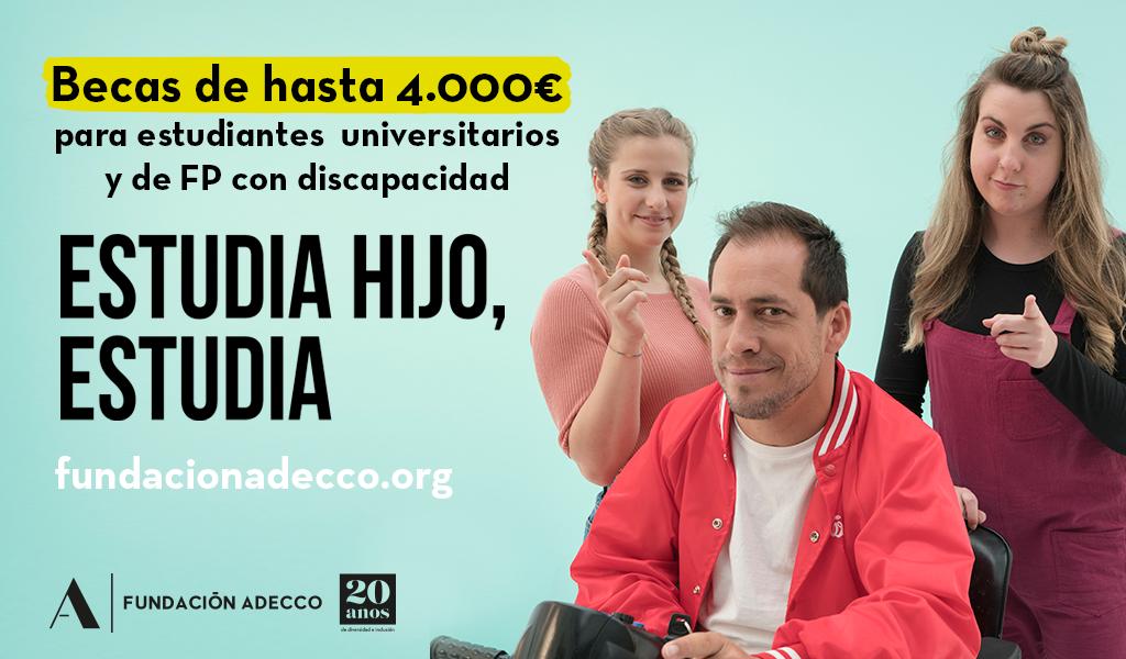Diviértete en verano, que en septiembre vuelven los libros (o las tablets). Pero no todo es malo: si eres estudiante de universidad o FP y tienes #discapacidad solicita las becas Fundación Adecco ¡Hasta 4.000 euros para tu futuro!
fundacionadecco.org/becas-discapac…