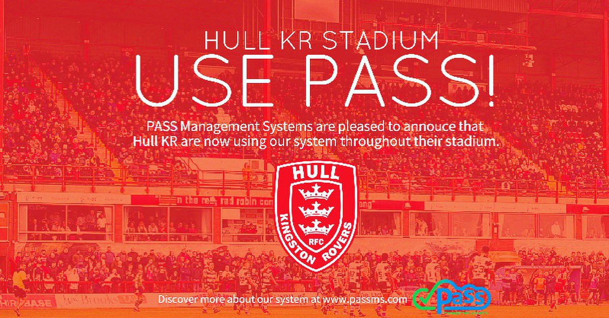 Did you know <a href="/hullkrofficial/">Hull KR</a> stadium use Pass Management Systems for their building compliance and repairs passms.com
