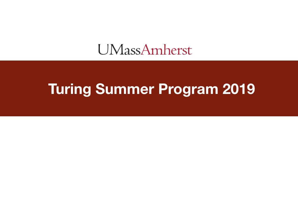 Prashant Shenoy (@pshenoy) on Twitter photo #UMassCICS Turing Summer program has begun this week. 14 high school students from local schools will learn about #mobilehealth #datascience #WearableTech  for the next 4 weeks. Taught by an amazing group of student instructors and faculty mentors.  #computing4commongood #UMassCICS Turing Summer program has begun this week. 14 high school students from local schools will learn about #mobilehealth #datascience #WearableTech  for the next 4 weeks. Taught by an amazing group of student instructors and faculty mentors.  #computing4commongood