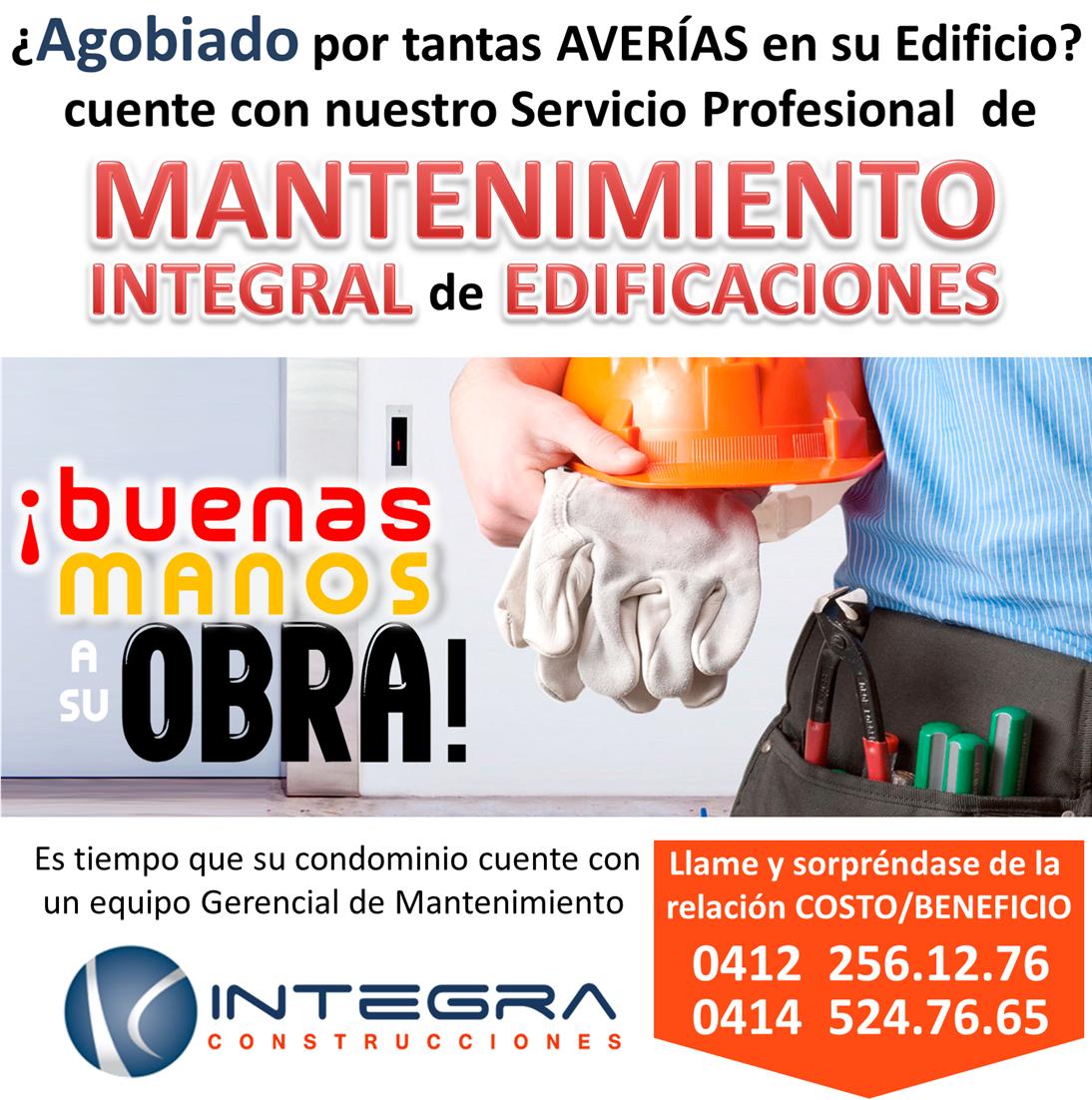 Servicio Profesional de
Recuperación de la Infraestructura de Edificios,
y Mantenimiento Continuo

#FelizJueves #18Jul