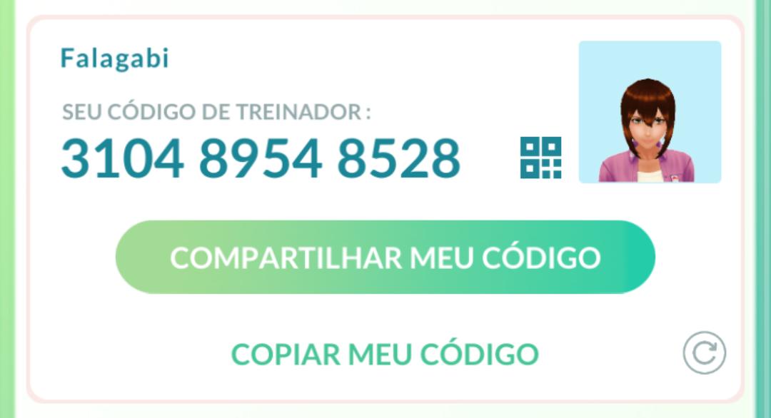 Fala_Gabi's tweet photo. Oi, gente estou no #PokemonGO segue meu ID: 3104 8954 8528 // I'm playing #PokemonGOfriends let's be friends? ID: 3104 8954 8528
#pokemongoadd #pokemongoamigos #pokemonGoID https://t.co/JsNYJrbeNm