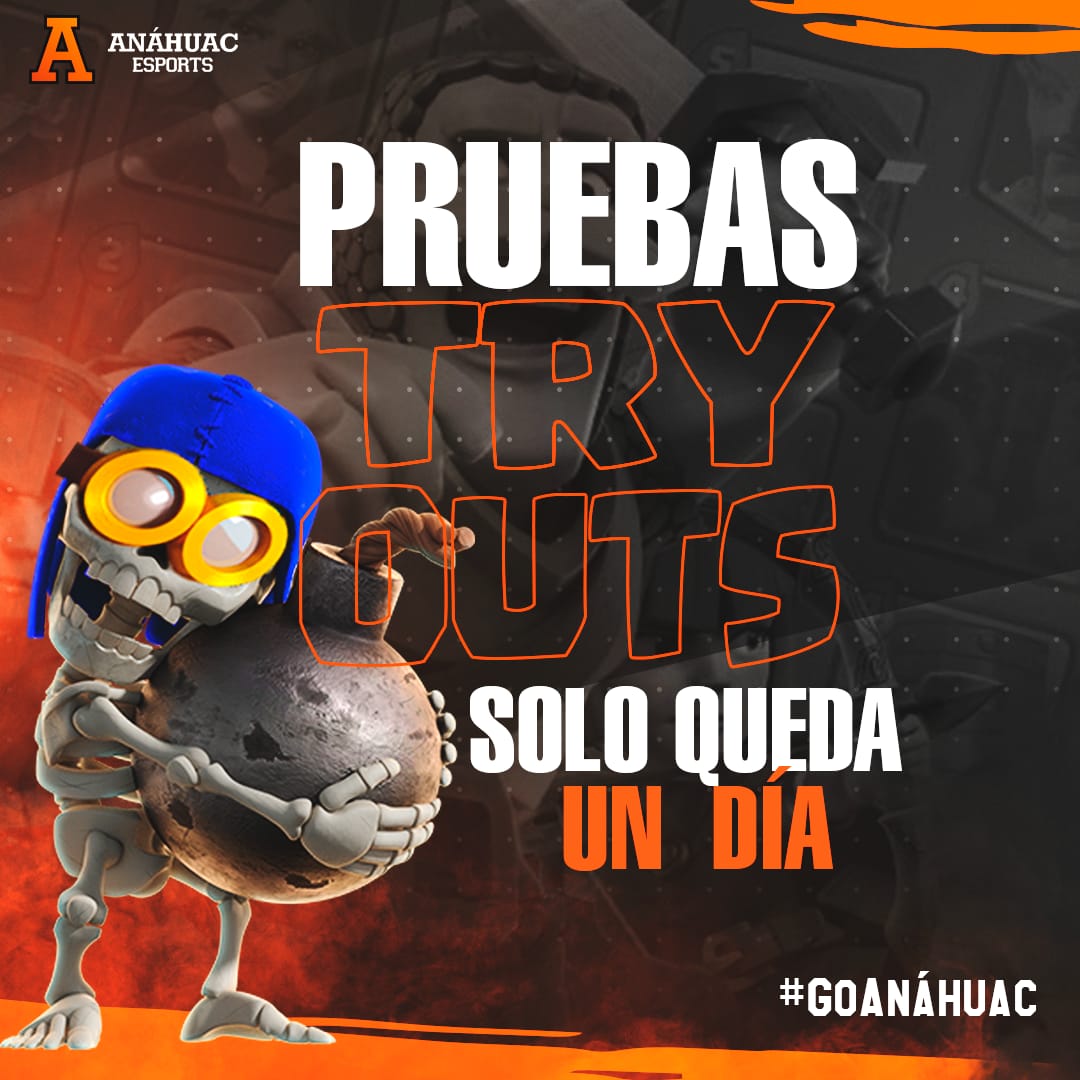 #ClashRoyale | Sólo queda un día 

Forma parte de nuestro equipo de Clash Royale y empieza tu camino en el Competitivo. Si cumples con los requisitos no dudes en contactarnos por MD para más información.  ULTIMO DÍA. 

#GoAnáhuac