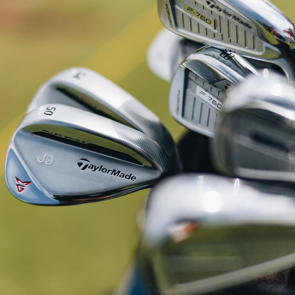 TaylorMadeGolf's tweet photo. .@DJohnsonPGA's new putter. #SpiderMini
@JDayGolf's new wedges.
See all the changes #TeamTaylorMade made to their bags to tackle the links test at Royal Portrush this week: https://t.co/q8c1b0pqCq https://t.co/IjKB0GwKCd