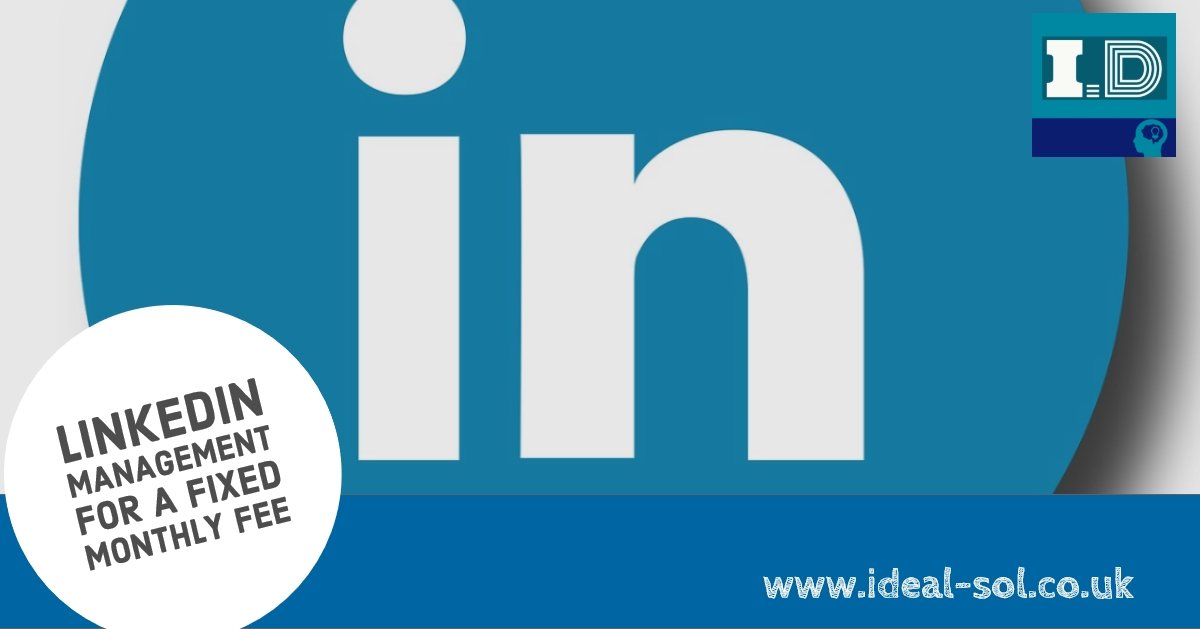 Don't have time to build your Linkedin network or manage your Linkedin company page?
We can manage this for you for a fixed monthly fee - under no contact.
rachel@ideal-sol.co.uk
ideal-sol.co.uk
#linkedinmanagement #linkedinmarketing #socialmediamanagement